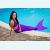 Хвост русалки фиолетового цвета австралийский с купальником