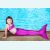 Хвост русалки фиолетового цвета австралийский Люкс с чешуей + купальник