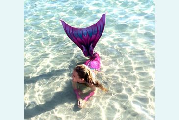 Хвост Дельфина Королева Кариба розовый фото Маши Л. 2