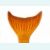 Хвост русалки Меджик Люкс Н2О оранжевый  ласта 61 см
