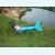 Хвост русалки для плавания+купальник модель Экстра голубой