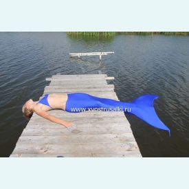 Хвост русалки EXTRA синий+купальник
